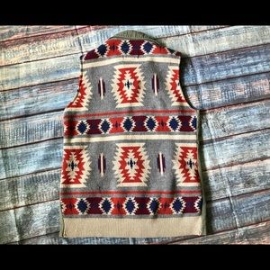 Thread & Supply Large army green and tribal jacket